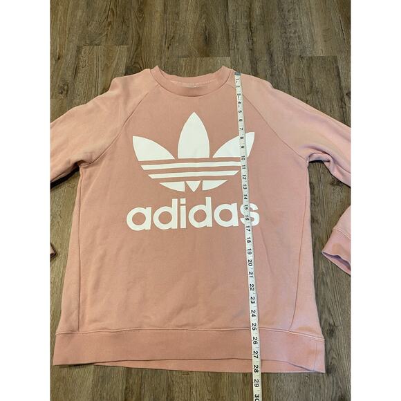 Adidas Womens Pink Oversized Sweatshirt Size Medium - Picture 9 of 9